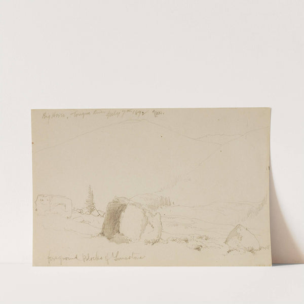 Big Horn, Tongue River (1892) by Thomas Moran