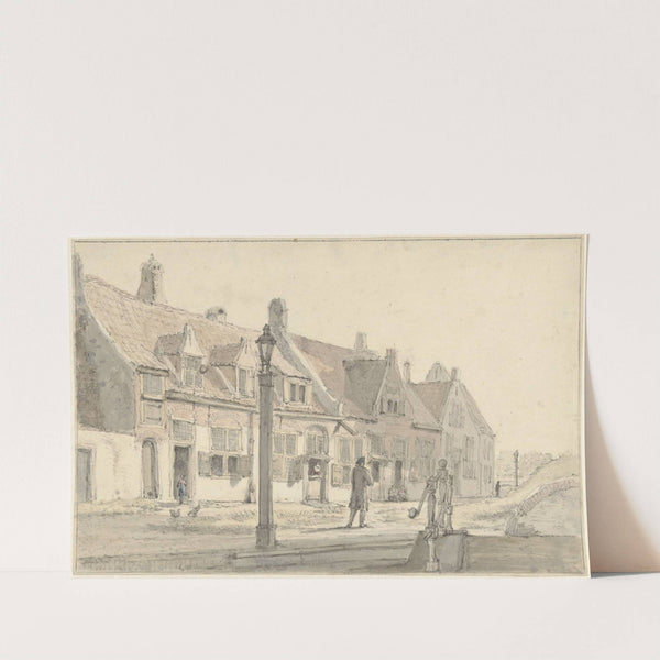 Bij de Koepoort te Delft by Johannes Jelgerhuis