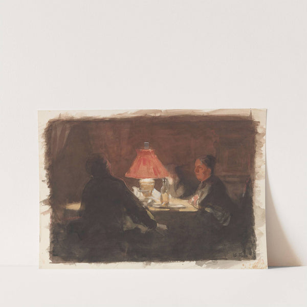 Bij de lamp by Willem Bastiaan Tholen