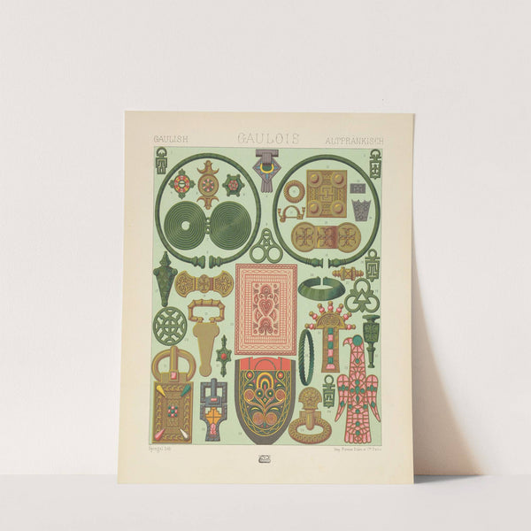 Bijouterie gauloise et merovingienne, broderies bretonnes (1876-1888) by Auguste Racinet