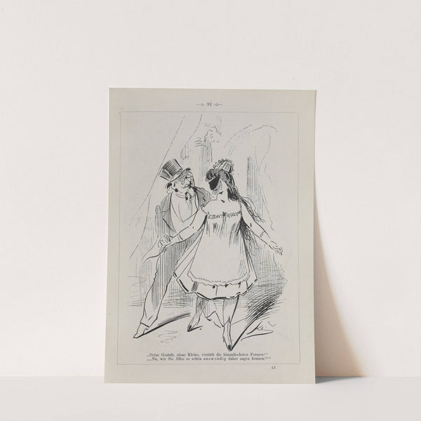 Bilderbuch für Hagestolze Pl.097 (1870s) by Karel Klíč