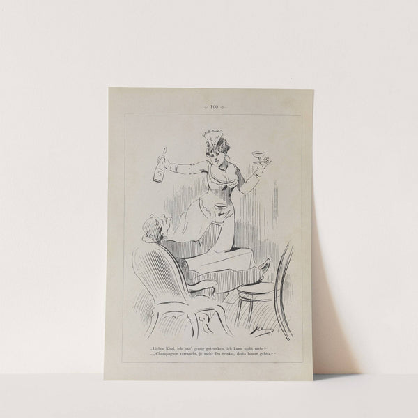 Bilderbuch für Hagestolze Pl.100 (1870s) by Karel Klíč