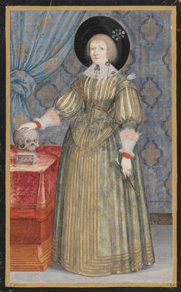 Bildnis Anna Maria Gräfin von Solms, in ganzer Figur