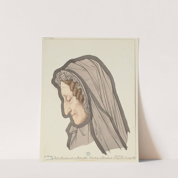 Bildnis Antonie Brentano geb. von Birkenstock by Eduard von Steinle