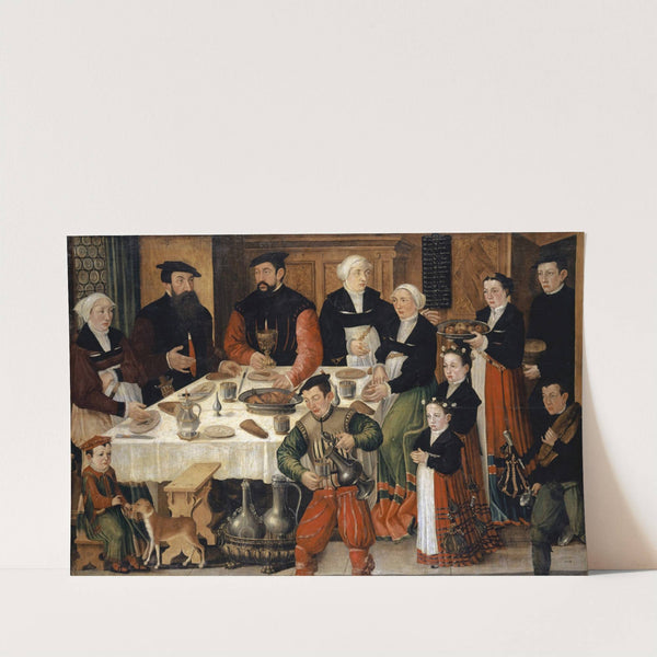 Bildnis der Familie des Hans Rudolf Faesch by Hans Hug Kluber