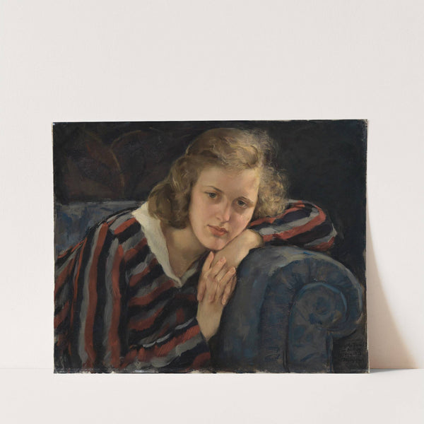 Bildnis der Tochter Brigitte by Wilhelm Hempfing