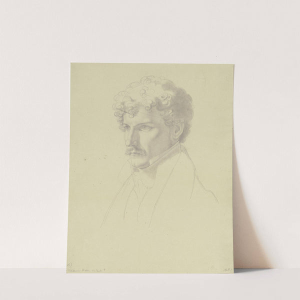 Bildnis des Bildhauers Johann Haller by Gustav Heinrich Naecke