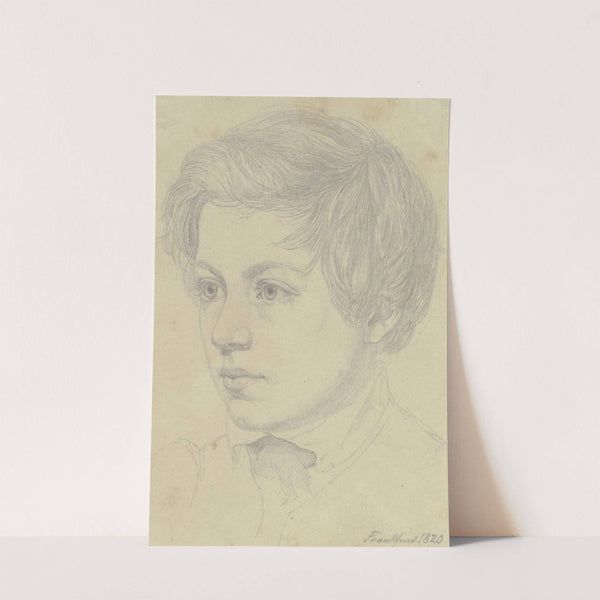 Bildnis des Bruders des Künstlers, Carl Hoff, als Knabe von dreizehn Jahren by Nikolaus Hoff