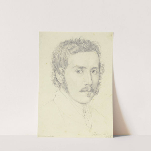 Bildnis des Frankfurter Landschaftsmalers Johannes Thomas by Nikolaus Hoff