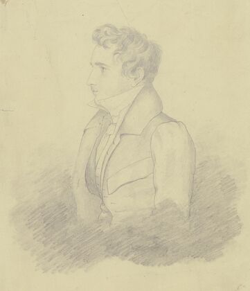 Bildnis des Georg Ettling, Ingenieur in Frankfurt am Main