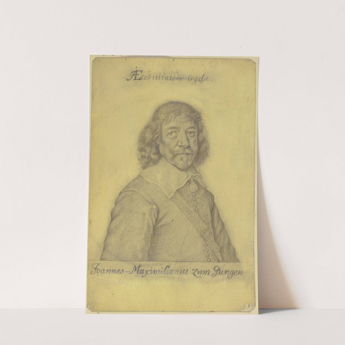 Bildnis des Johann Maximilian zum Jungen by Sebastian Furck