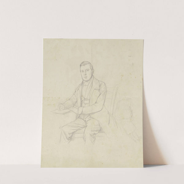 Bildnis des Komponisten Christian Gottlieb Wolff by Philipp Winterwerb