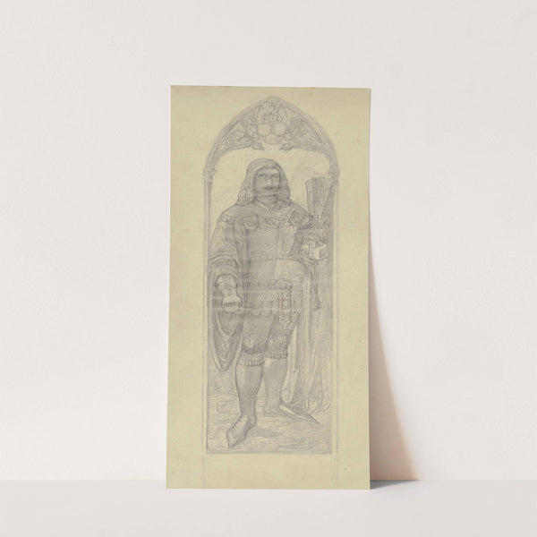 Bildnis des Königs Friedrich III. des Schönen für den Frankfurter Kaisersaal by Ferdinand Fellner