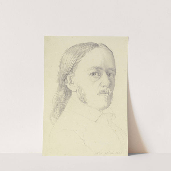 Bildnis des Kupferstechers Carl Barth aus Hildburghausen by Nikolaus Hoff