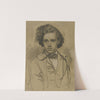 Bildnis des Malers Albert Hendschel. by Philipp Winterwerb