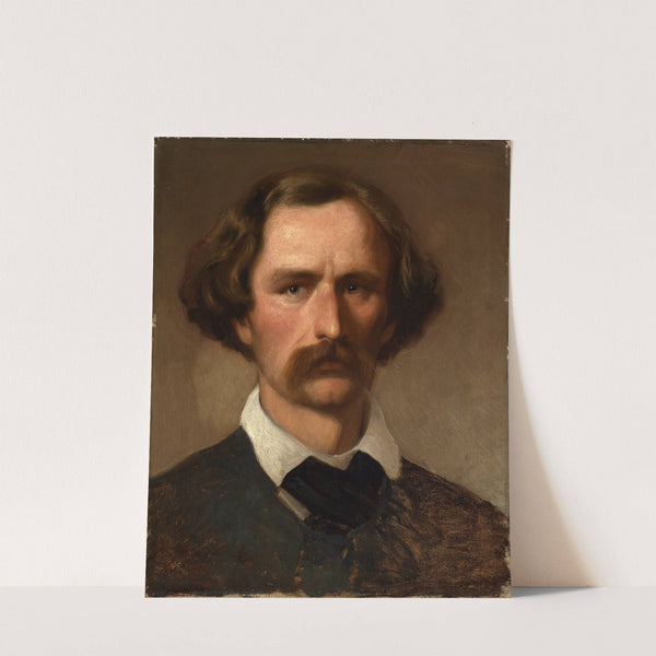 Bildnis des Malers Carl Friedrich Lessing by Emanuel Gottlieb Leutze