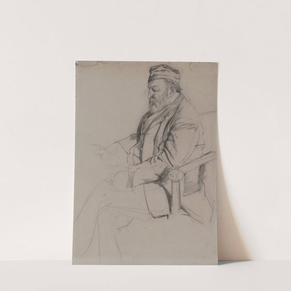 Bildnis des Malers Jakob Wick by Fritz Boehle