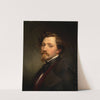Bildnis des Malers Louis Coblitz by Eduard Magnus