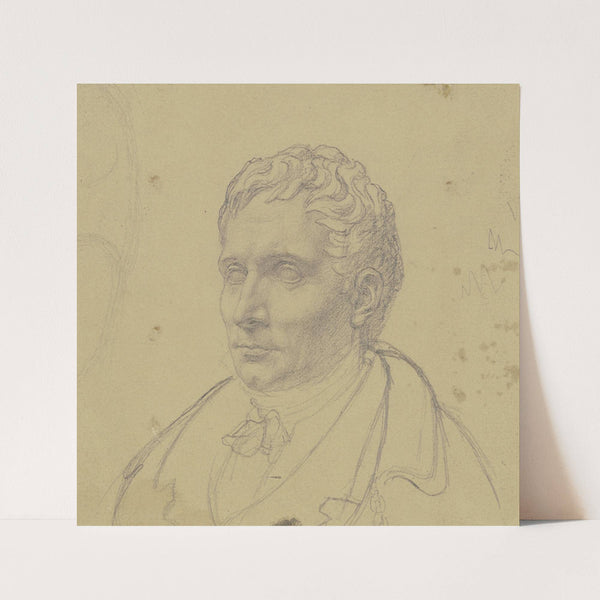 Bildnis des Peter von Cornelius by Eugen Eduard Schäffer