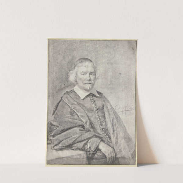 Bildnis des Robert Junius in seinem vorletzten, 48. Lebensjahr by Cornelis Visscher