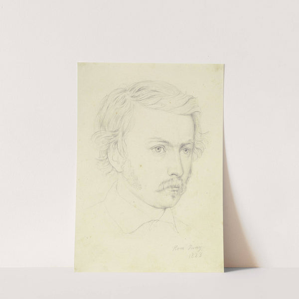 Bildnis des Schweriner Historienmalers Carl Georg Christian Schumacher by Nikolaus Hoff