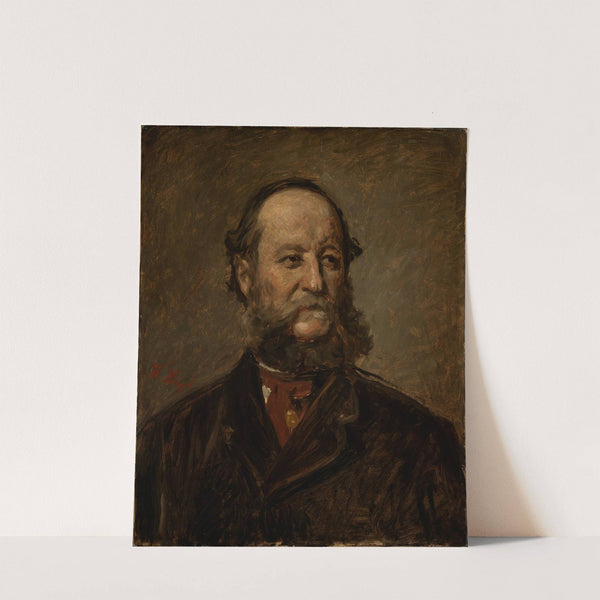 Bildnis des Tiermalers Josef Wolf by Wilhelm Kümpel