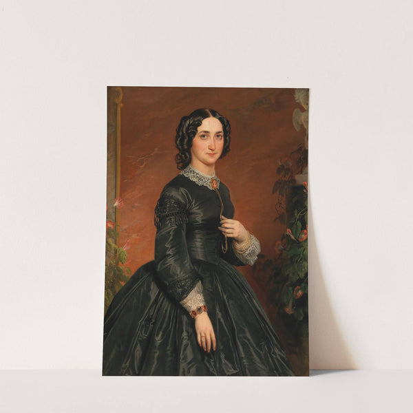 Bildnis einer Dame by Franz Dobiaschofsky