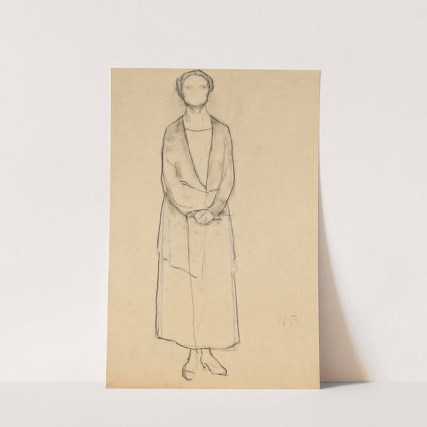 Bildnis einer Dame by Walther Gamerith