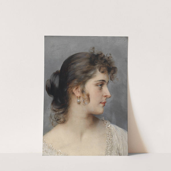 Bildnis einer Dame by Eugen von Blaas