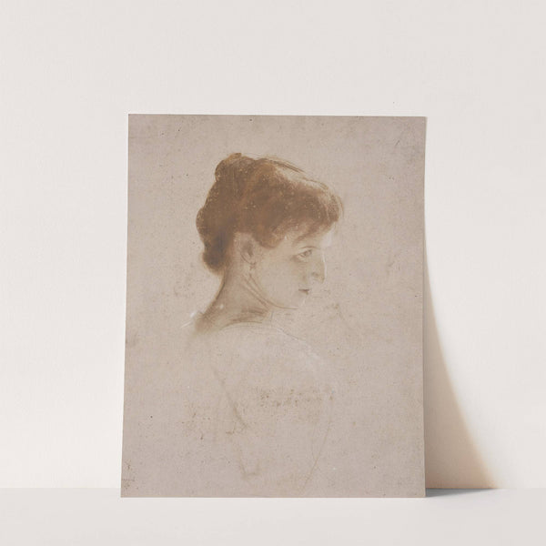 Bildnis einer Dame im Profil by Franz von Lenbach