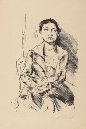 Bildnis einer jungen Dame (Anneliese Halbe)