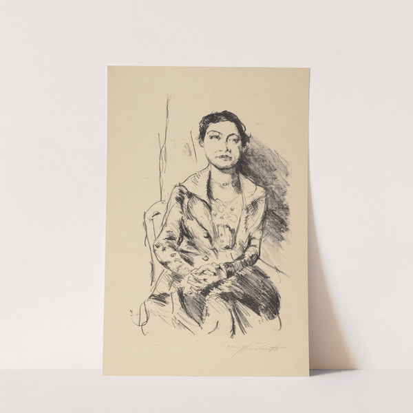 Bildnis einer jungen Dame (Anneliese Halbe) (1918) by Lovis Corinth