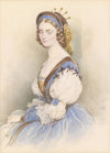 Bildnis einer jungen Dame in blauem Kleid (1866)
