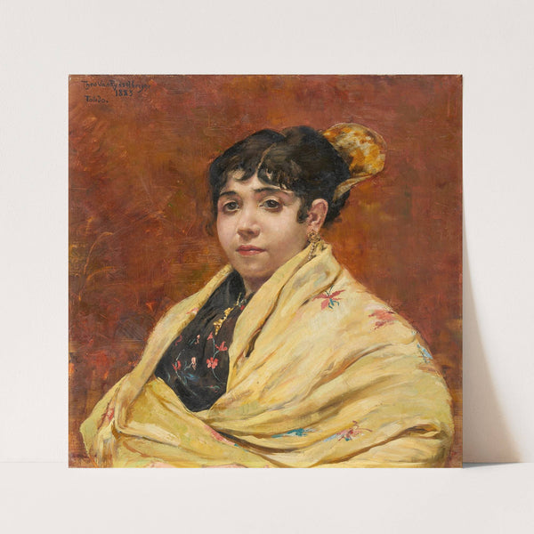 Bildnis einer jungen Spanierin (1883) by Theo van Rysselberghe
