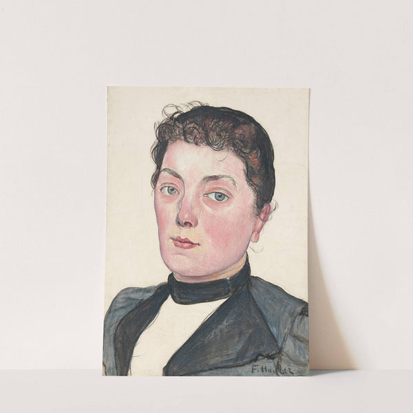 Bildnis einer Unbekannten (Berner Mädchen) (circa 1898) by Ferdinand Hodler