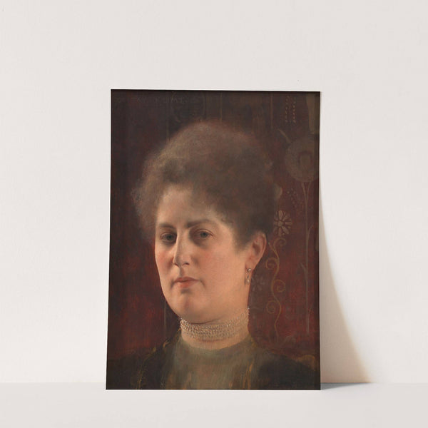 Bildnis einer unbekannten Frau (Frau Heymann) by Gustav Klimt