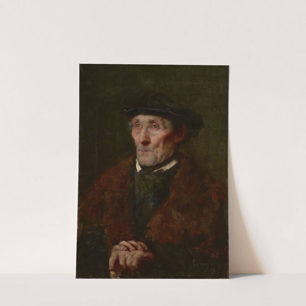 Bildnis eines alten Mannes by Clementine von Wagner