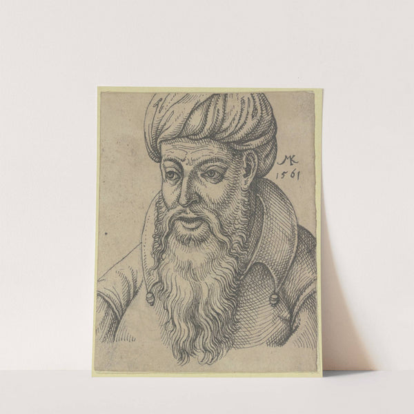 Bildnis eines bärtigen Türken by Michel Kirmer