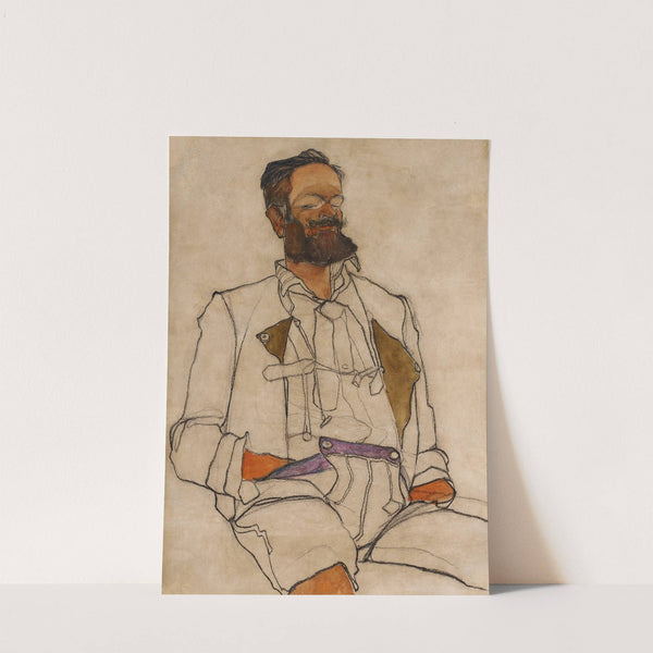Bildnis eines Herren (Carl Reininghaus) (1910) by Egon Schiele