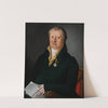 Bildnis eines Herrn mit gelber Weste by Johann Lederwasch