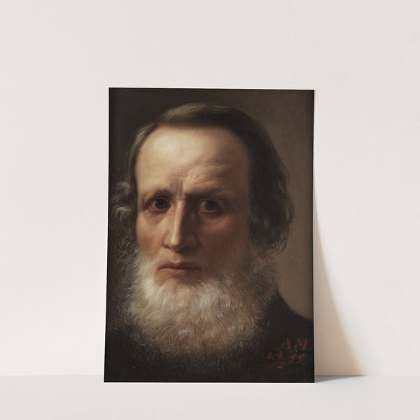 Bildnis eines Herrn mit grauem Bart (1855) by Albert Mirsalis