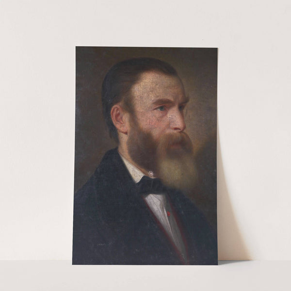 Bildnis eines Herrn mit Vollbart by Joseph Weidner