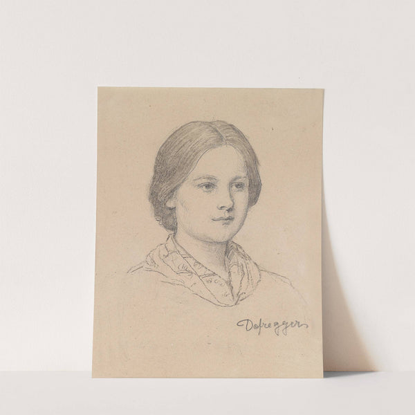 Bildnis eines jungen Bauernmädchens by Franz von Defregger