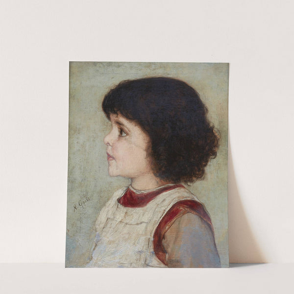 Bildnis eines jungen Mädchens by Nikolaus Gysis