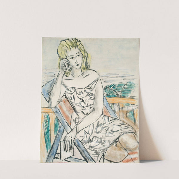 Bildnis eines jungen Mädchens (before 1939) by Max Beckmann