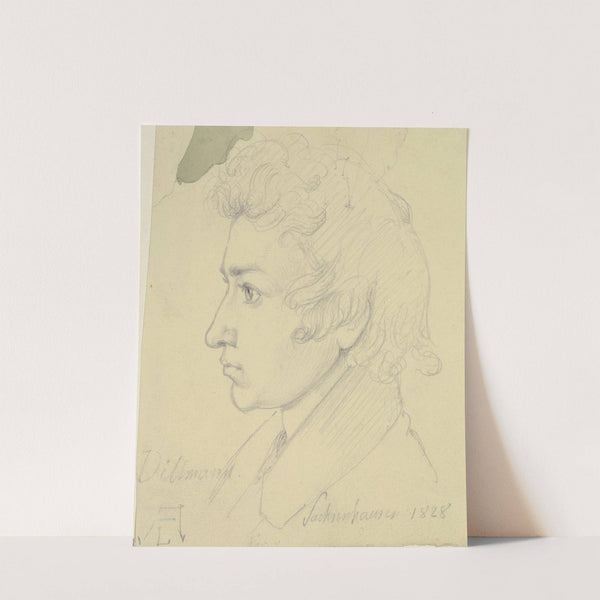 Bildnis eines jungen Mannes by August Lucas