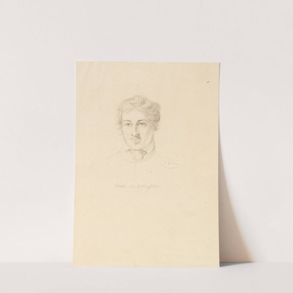 Bildnis eines jungen Mannes (Buck) (Ca. 1820-30) by Carl Ferdinand Sohn