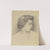 Bildnis eines jungen Mannes im Profil nach rechts by Otto Scholderer