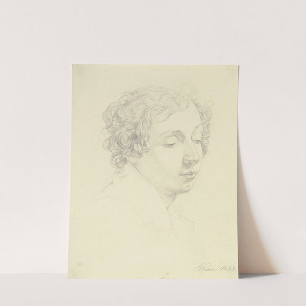 Bildnis eines jungen Mannes in Rom by Nikolaus Hoff