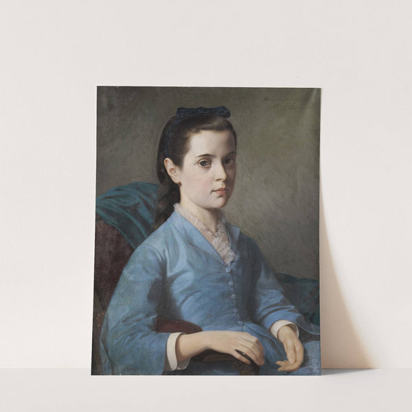 Bildnis eines Mädchens (1874) by Alexandre-Louis Leloir